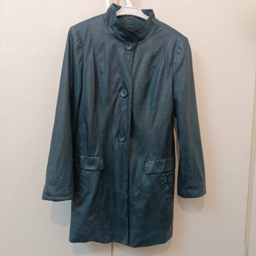 مانتو پاییزه چرم