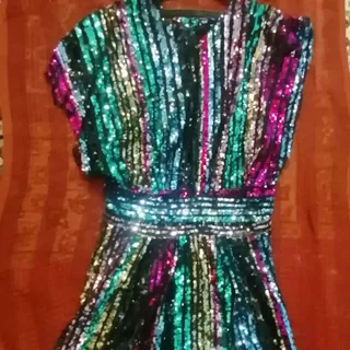 ماکسی کوتاه مجلسی سایز 40