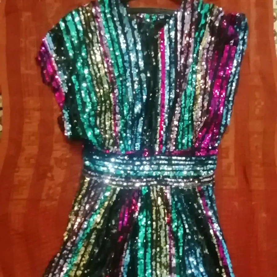 ماکسی کوتاه مجلسی سایز 40