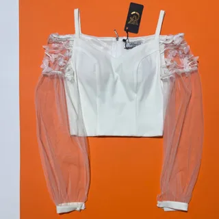 بلوز مجلسی سفید