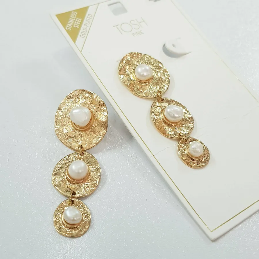 گوشواره استیل مروارید اصل