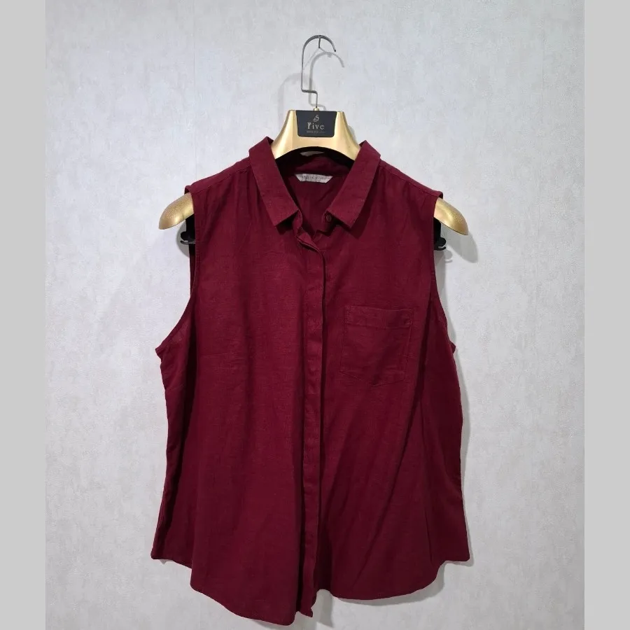 شومیز حلقه ای زرشکی