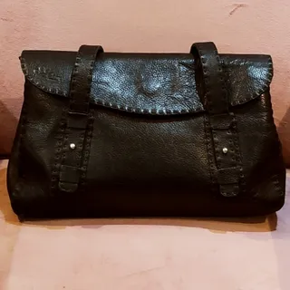 کیف زنانه چرم دستدوزجادار