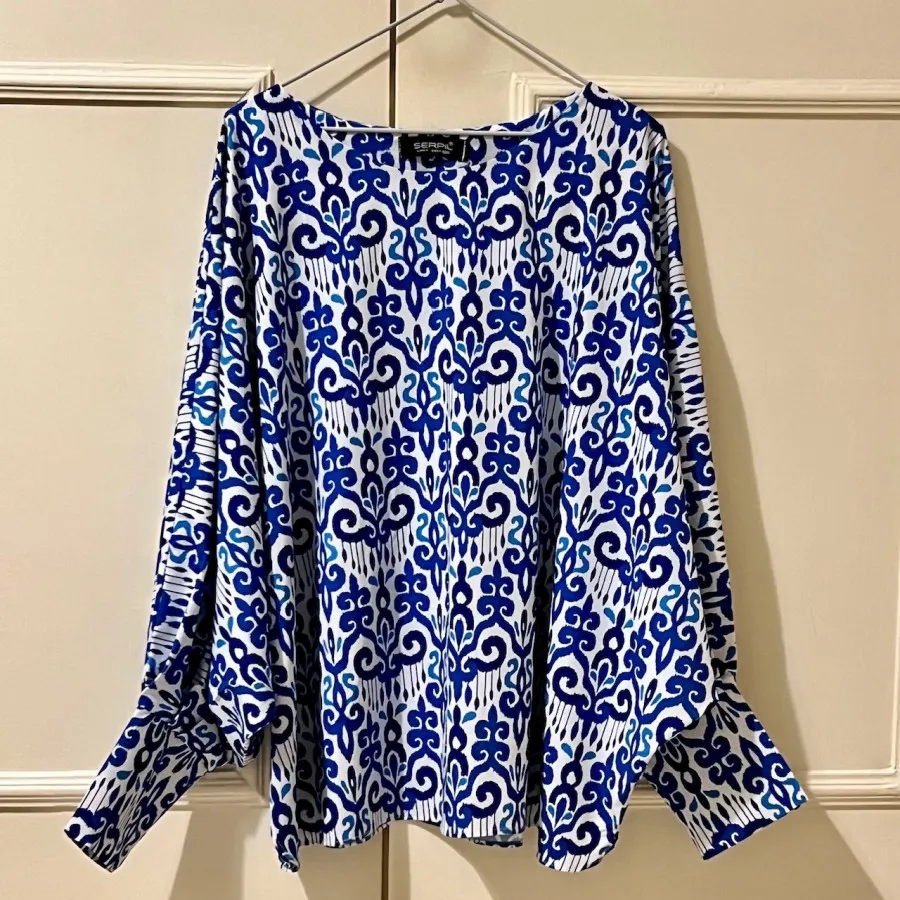 بلوز طرحدار فری‌سایز