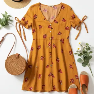 پیراهن فلورال