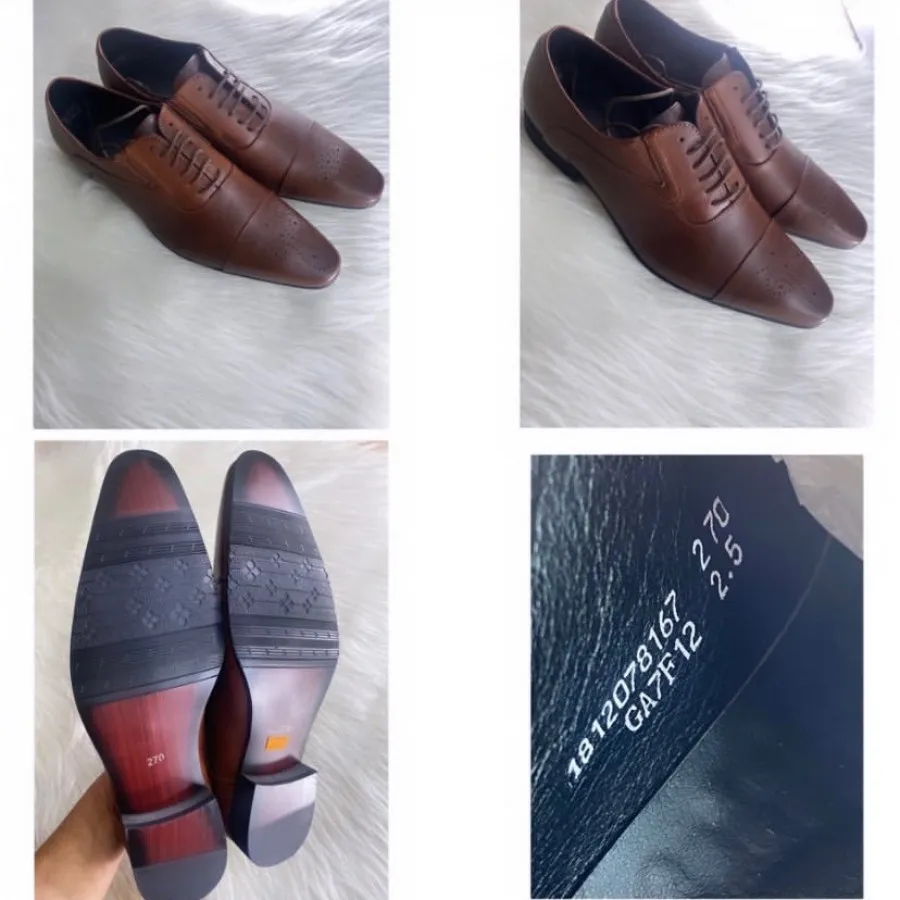 کفش چرم مردانه