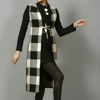 سارافون و یقه اسکی بافت