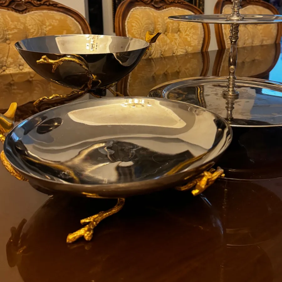 ظروف ست پزیرایی استیل