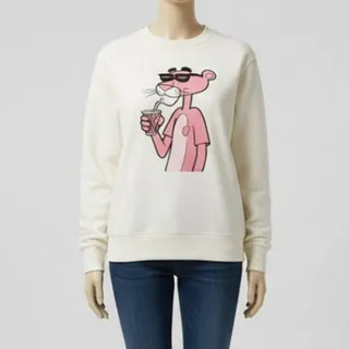 بلوز پاییزه پلنگ صورتی