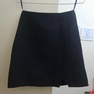 دامن کوتاه مشکی کرپ