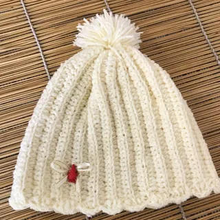 کلاه بافت. با ارسال