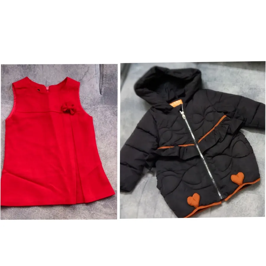 کاپشن و پیراهن بچگانه