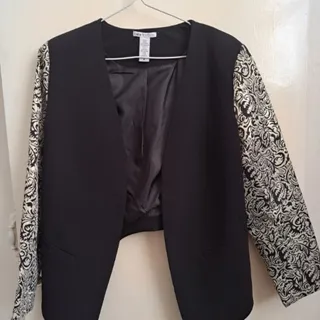 کراپ کت مشکی