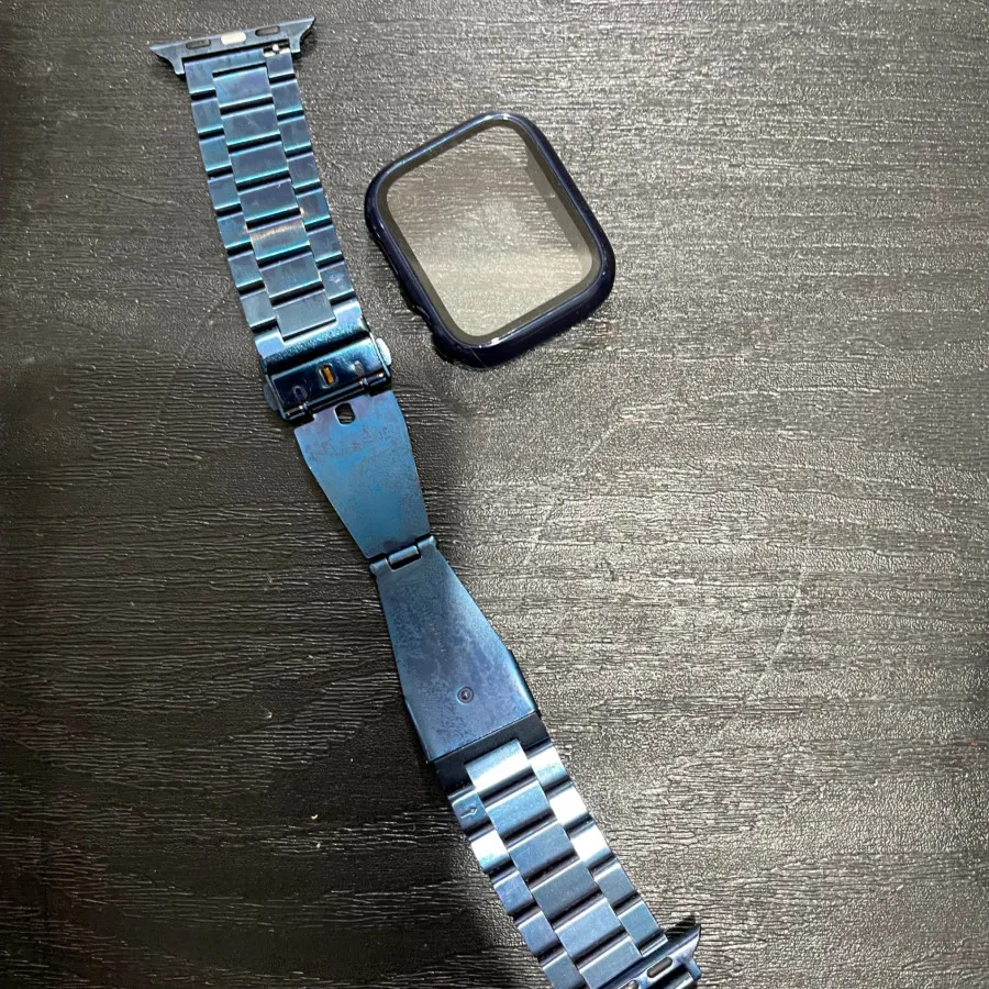 بند استیل سورمه ای و گارد