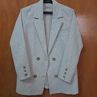 کت لینن راه راه