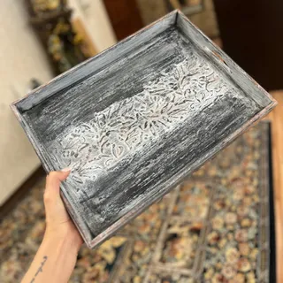 سینی چوبی نو دکوراتیو