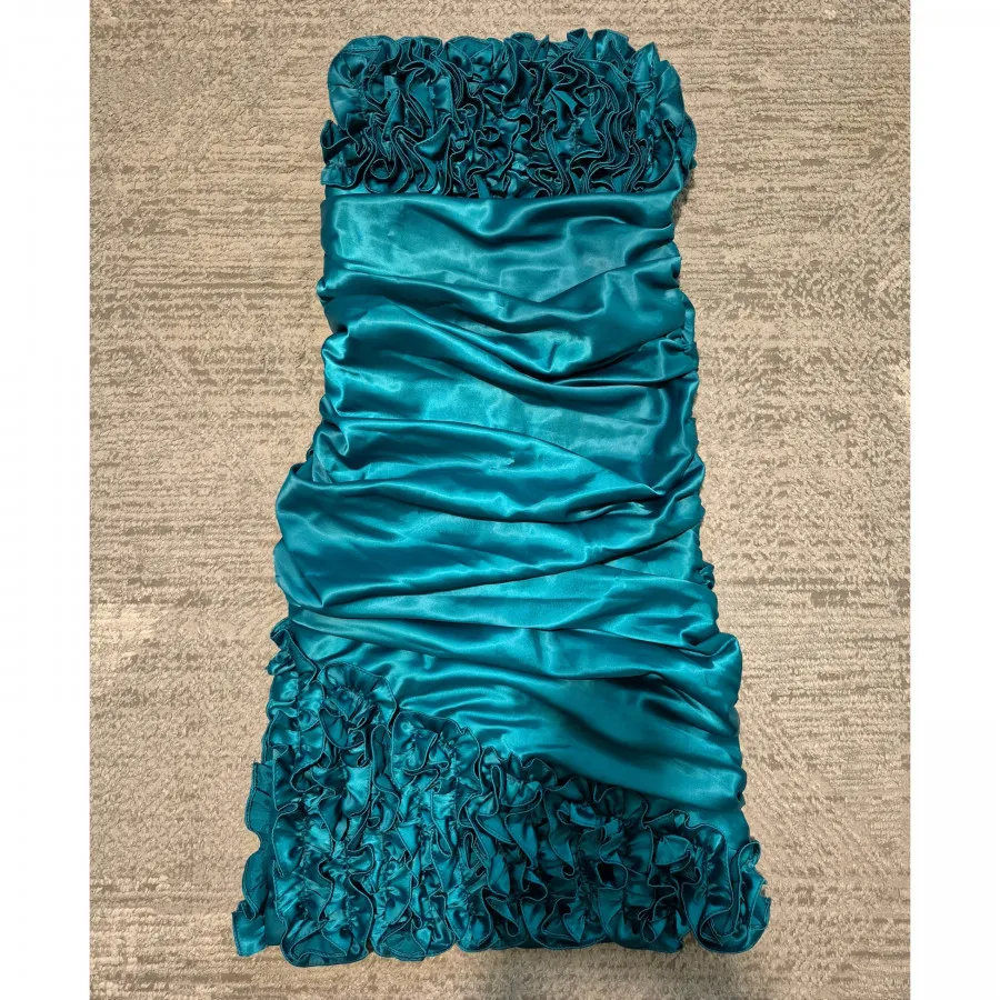 پیراهن مجلسی سبز کله غازی