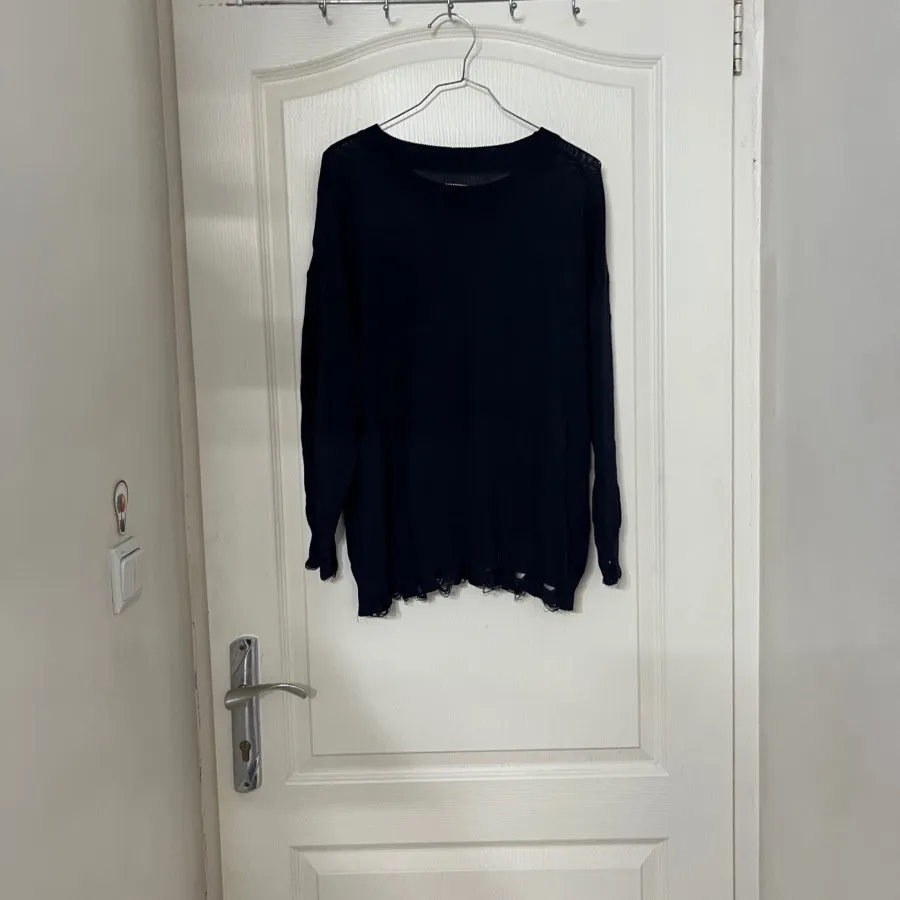 بافت زنانه سرمه ای