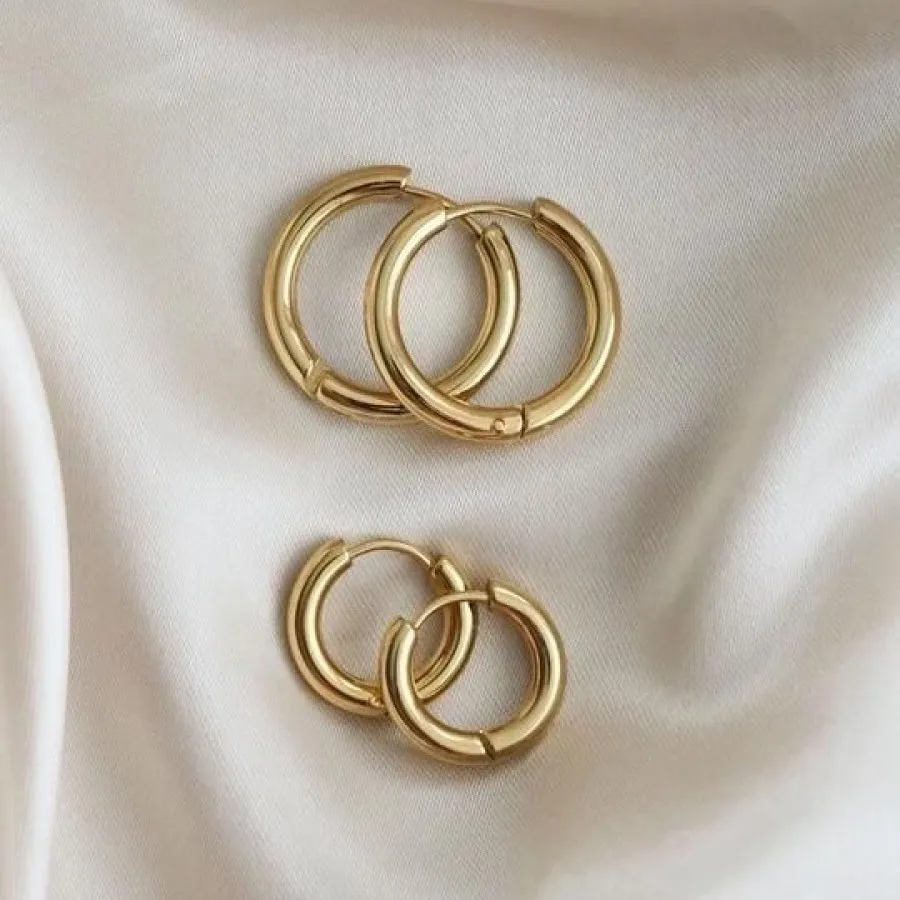 گوشواره نقره ابکاری طلا