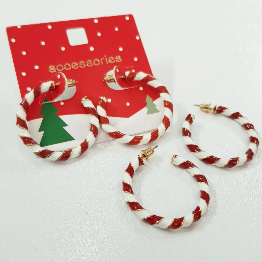 گوشواره آبنباتی حلقه ای