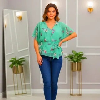 شومیز حریر آستردار