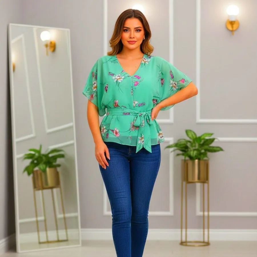 شومیز حریر آستردار