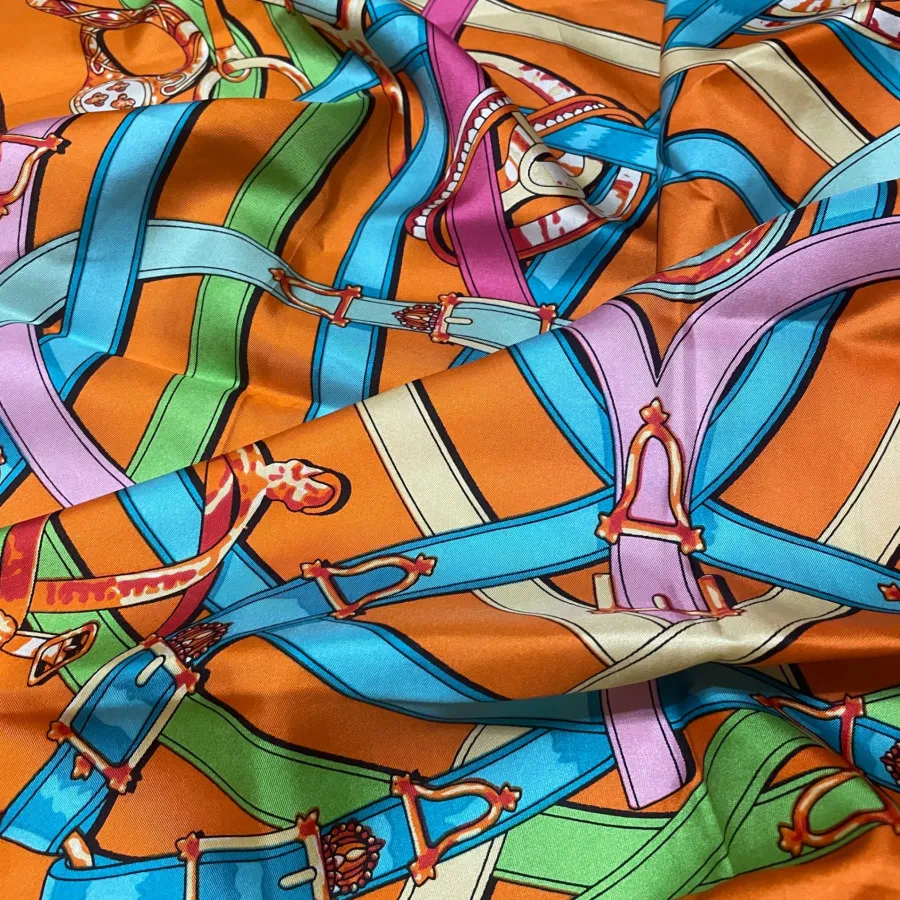 روسری ابریشم اصل دست دوز