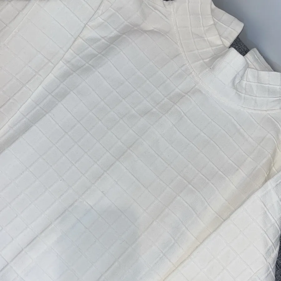 بلوز یقه اسکی سفید