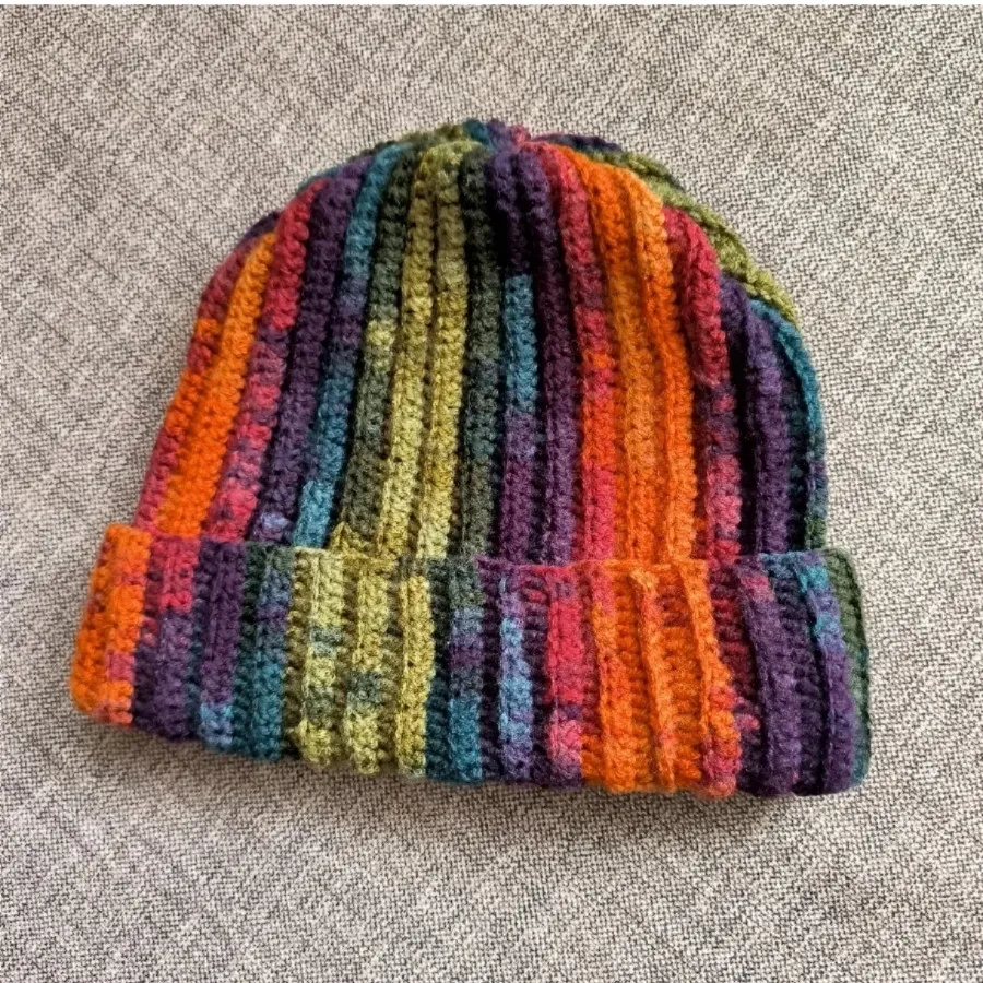 کلاه کاموایی دست بافت