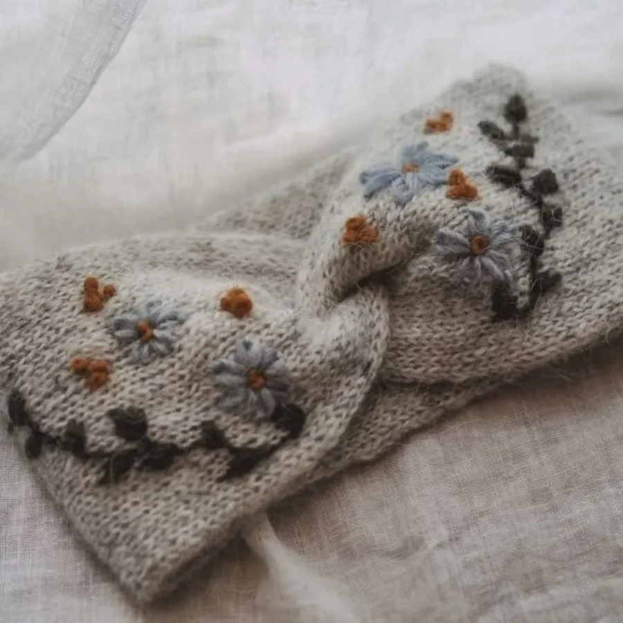 هدبند بافت گلدوزی