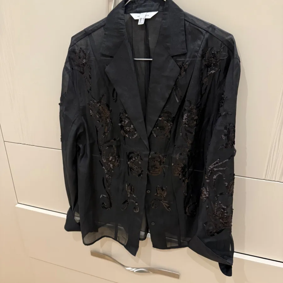 شومیز مجلسی مشکی کار شده