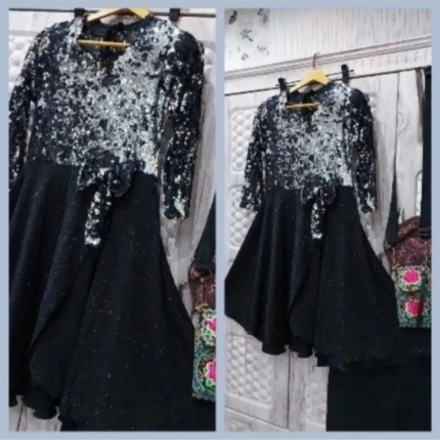 لباس پرنسسی مجلسی
پولکی