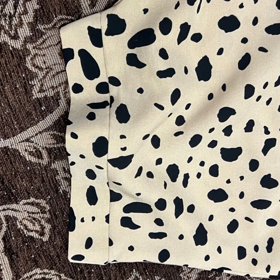 شومیز استین کوتاه پلنگی