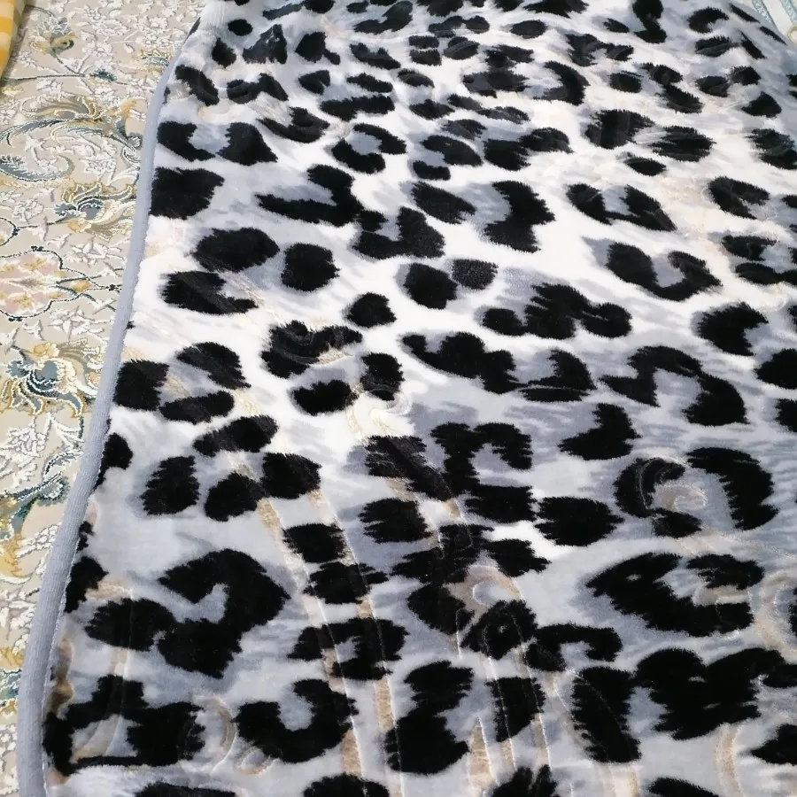 پتو پلنگی گلبافت