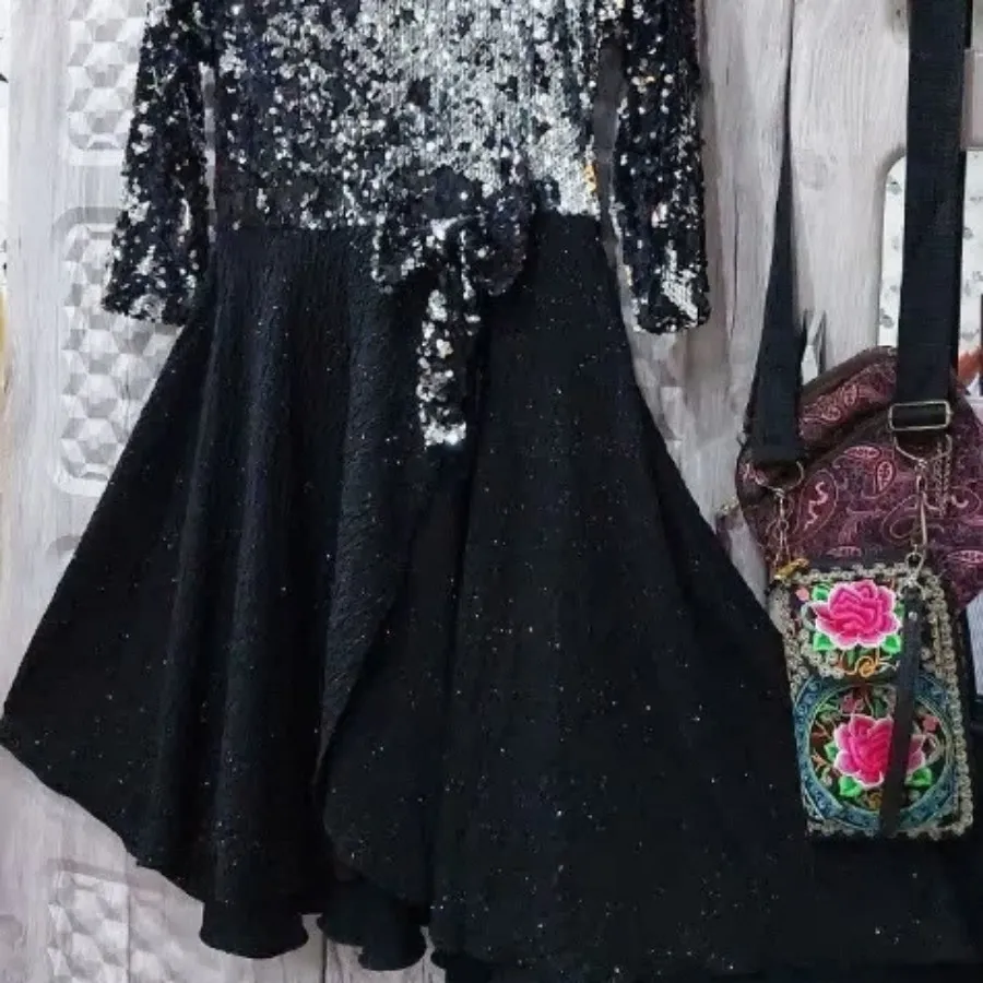 لباس پرنسسی مجلسی
پولکی