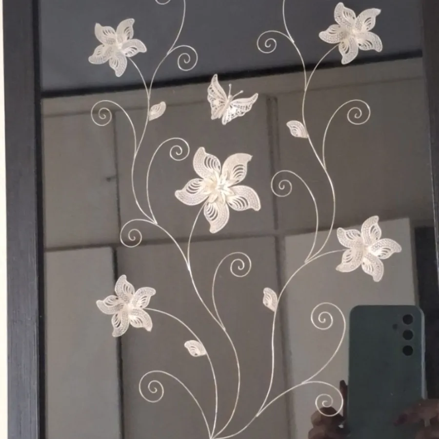 تابلو گل نقره 840 وزن30 g