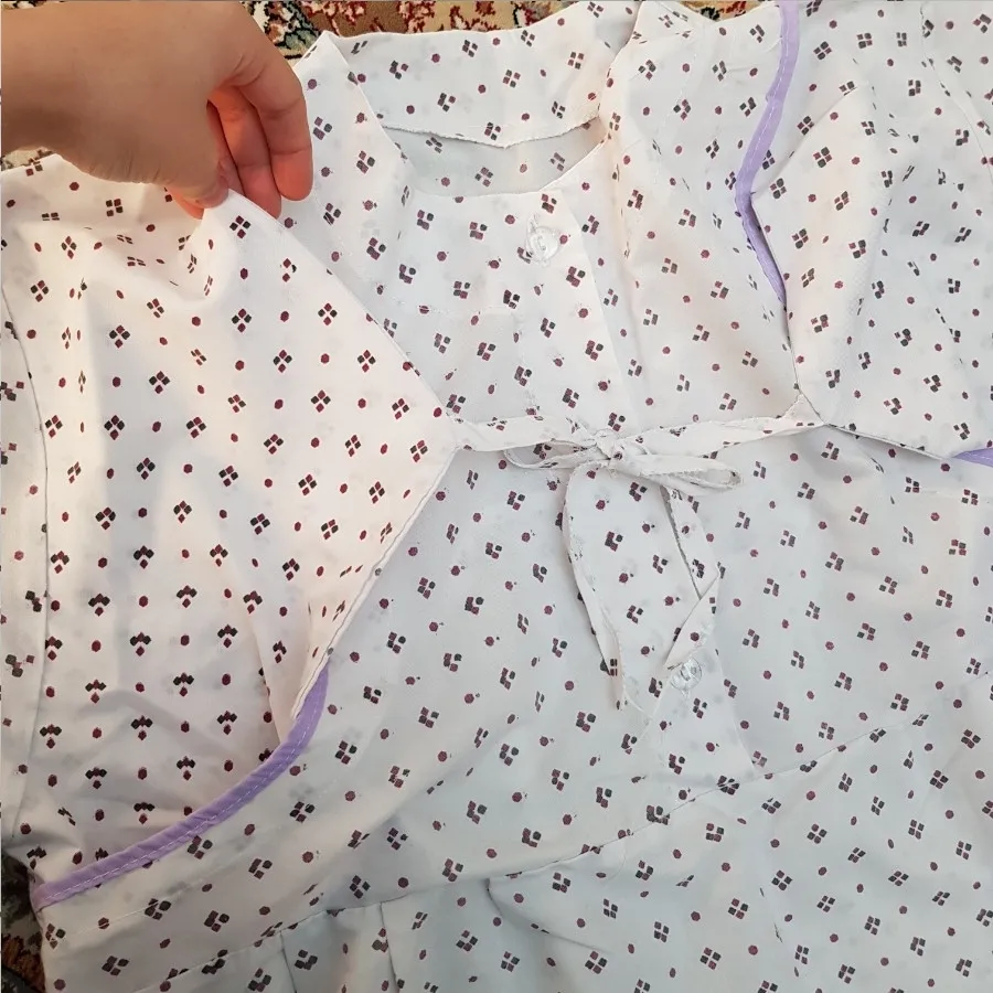 پیراهن نخی شیردهی