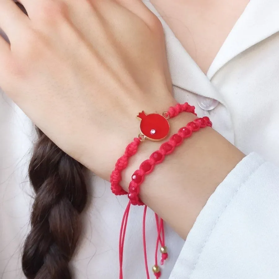 دستبند و گردنبند کریستالی