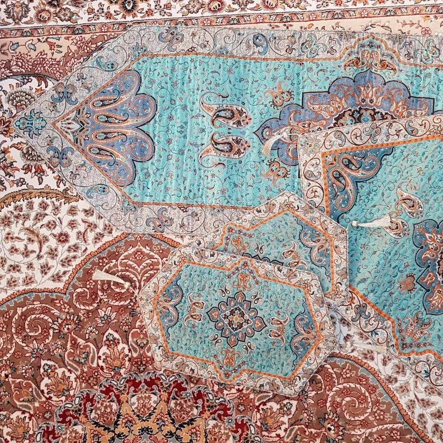 ست4 تکه  رومیزی ترمه