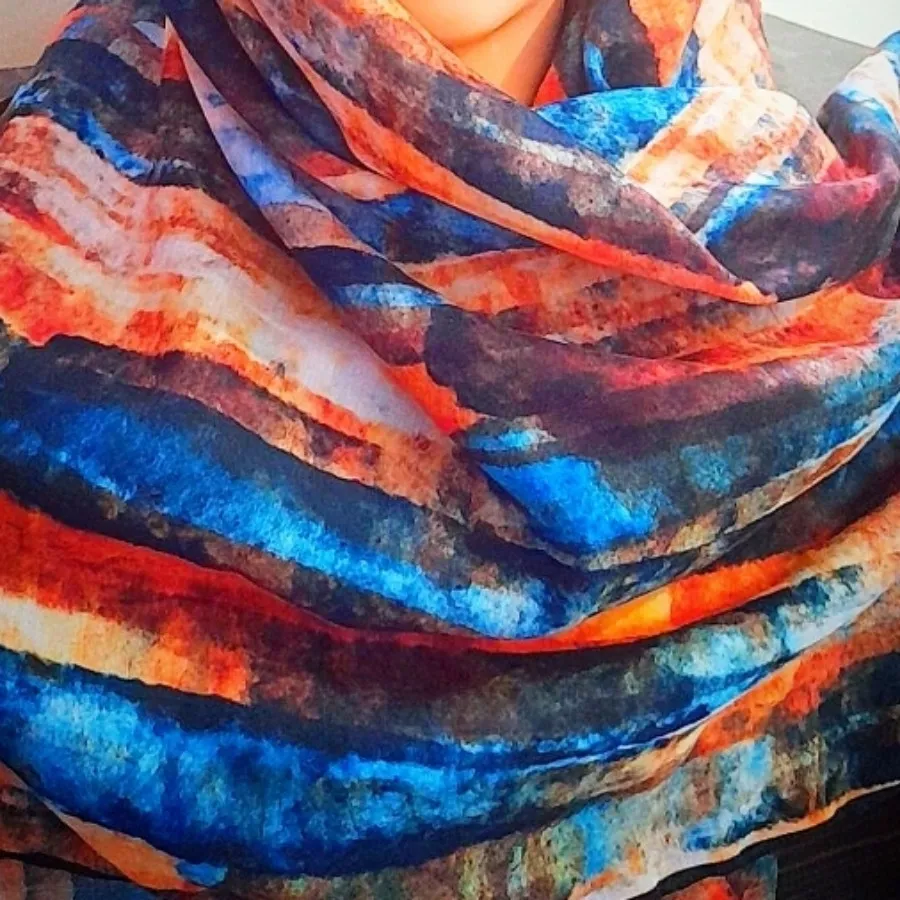 روسری نخی قواره بزرگ