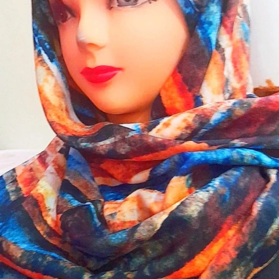 روسری نخی قواره بزرگ