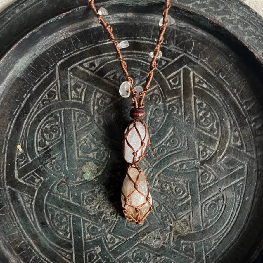 سیترین +کریستال کوارتز