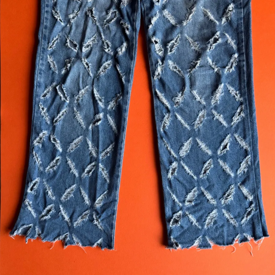 شلوار جین زاپ دار ترک