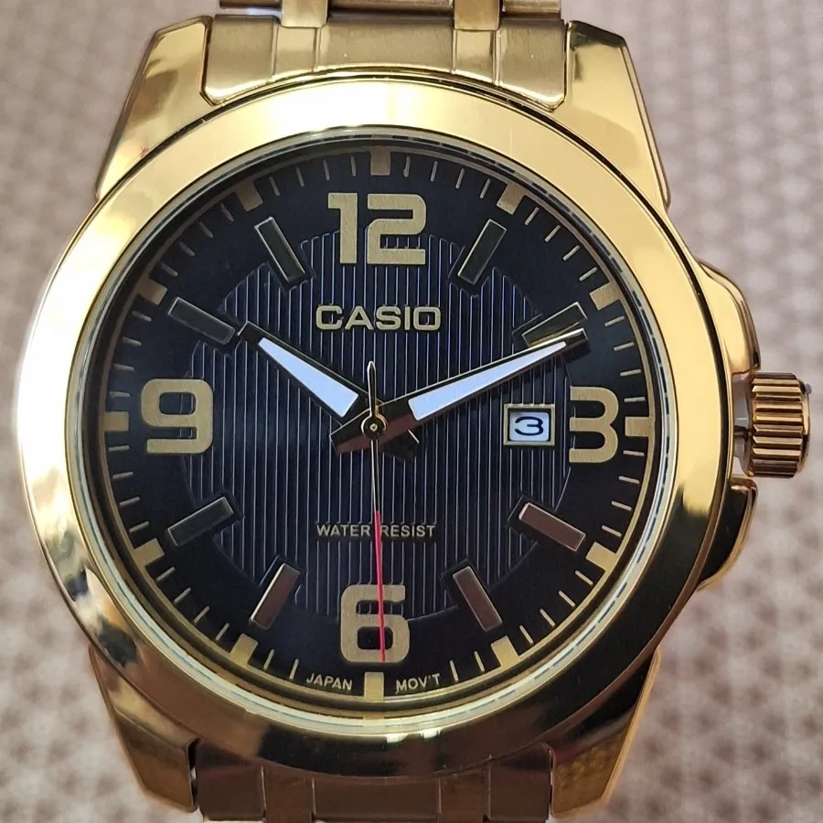 ساعت مچی مردانه کاسیو طلا