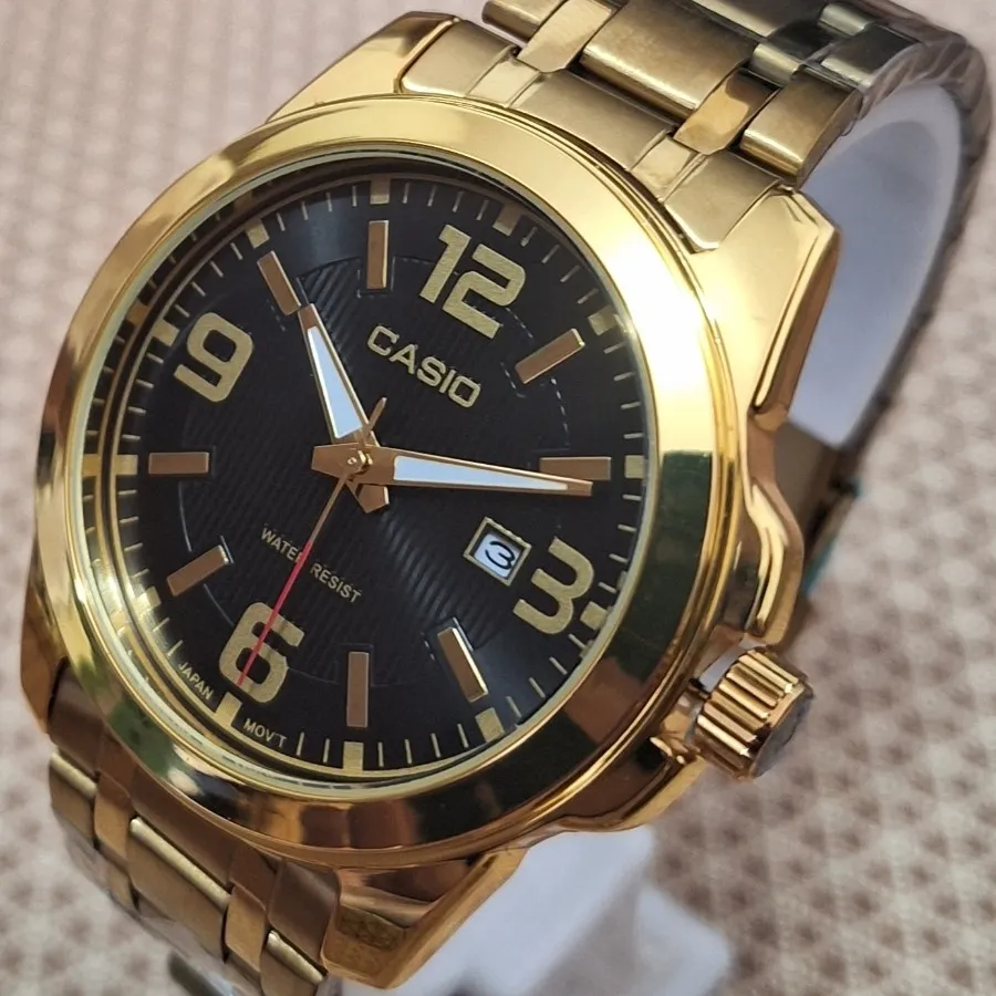 ساعت مچی مردانه کاسیو طلا