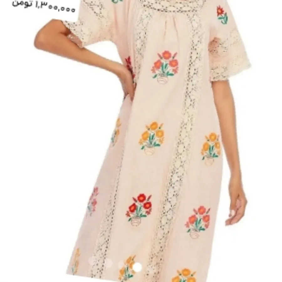 پیراهن گلدوزی