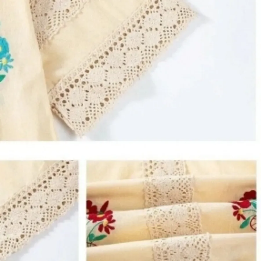 پیراهن گلدوزی