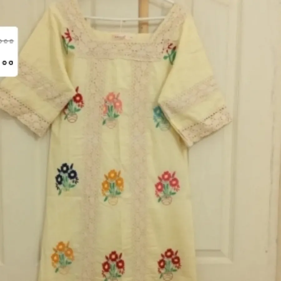 پیراهن گلدوزی