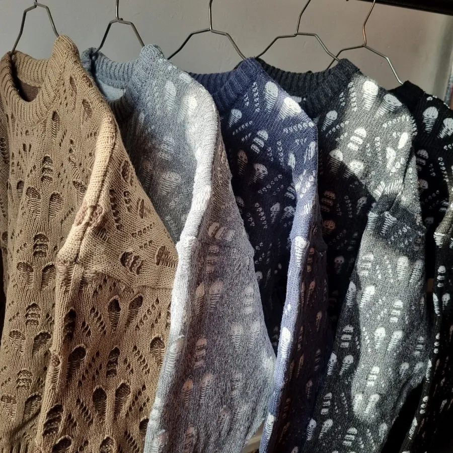 بلوز بافت ژاپدار ضخیم