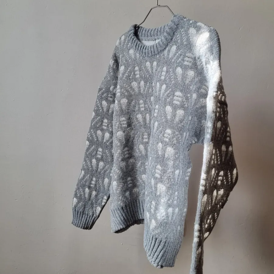 بلوز بافت ژاپدار ضخیم